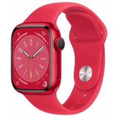 Часы Apple Watch Series 8 41мм корпус из алюминия красный, ремешок красный