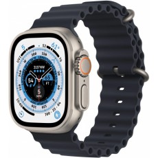 Apple Watch Ultra 49mm корпус из титана, спортивный ремешок темная ночь