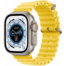 Apple Watch Ultra 49mm корпус из титана, спортивный ремешок желтый
