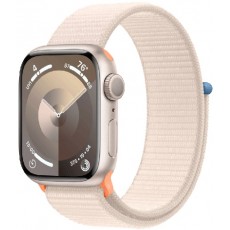 Часы Apple Watch Series 9 GPS 41мм корпус из алюминия сияющая звезда, ремешок Sport Loop Starlight