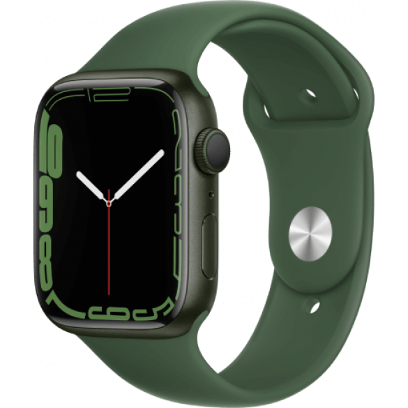 Apple Watch Series 7 41 мм, корпус из алюминия зеленый, ремешок зеленый